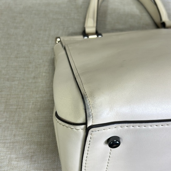 Coach Cream Satchel Bag with Minimalist Design Selena Gomez Grace Bag ***RARE*** - Picture 10 of 17